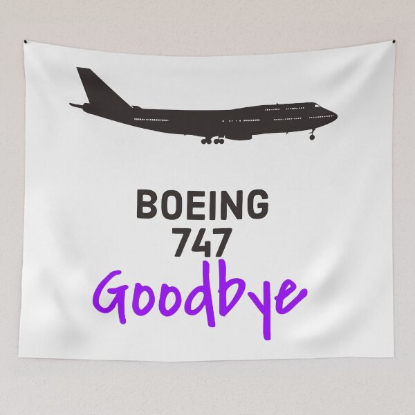 Item preview, Boeing 747 goodbye purple designed and sold by kacangisorkali.