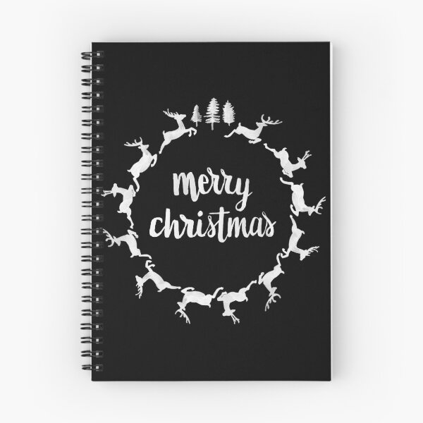 Item preview, Merry Christmas B&W designed and sold by Red Stag Designs.