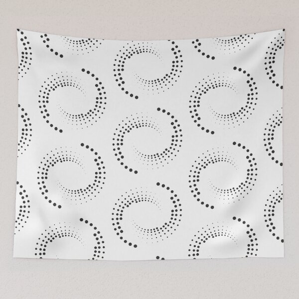 Item preview, Spiral with black circles designed and sold by HA-Design-Kunst.