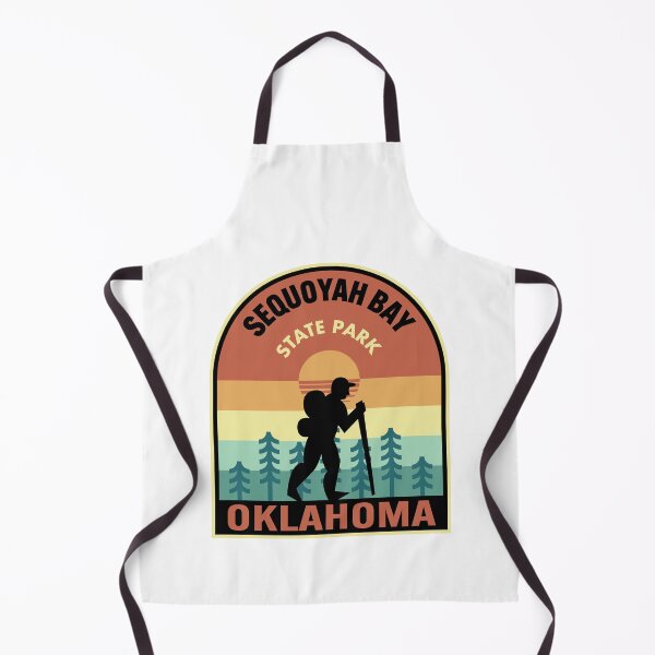 Item preview, Sequoyah Bay State Park Oklahoma Retro Hiking designed and sold by HalpinDesign.
