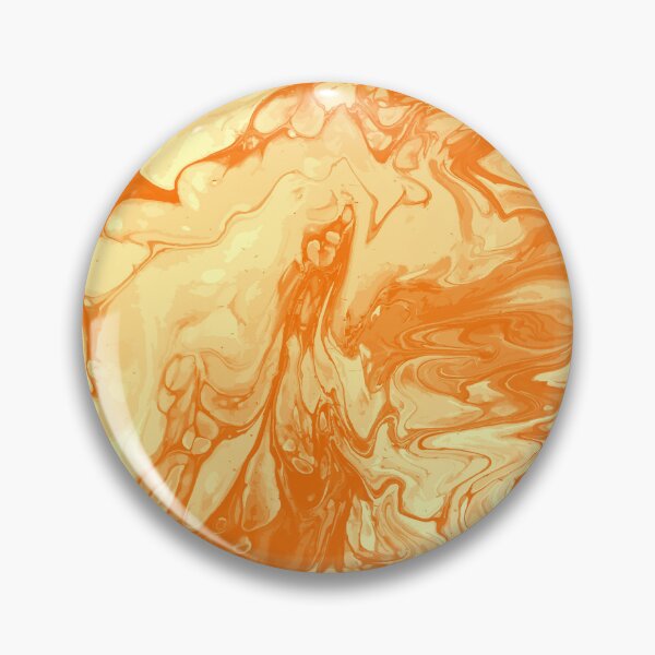 Artikelvorschau, Vivid Orange Palette 2 Marble Fluid  Art  entworfen und verkauft von Janzay.