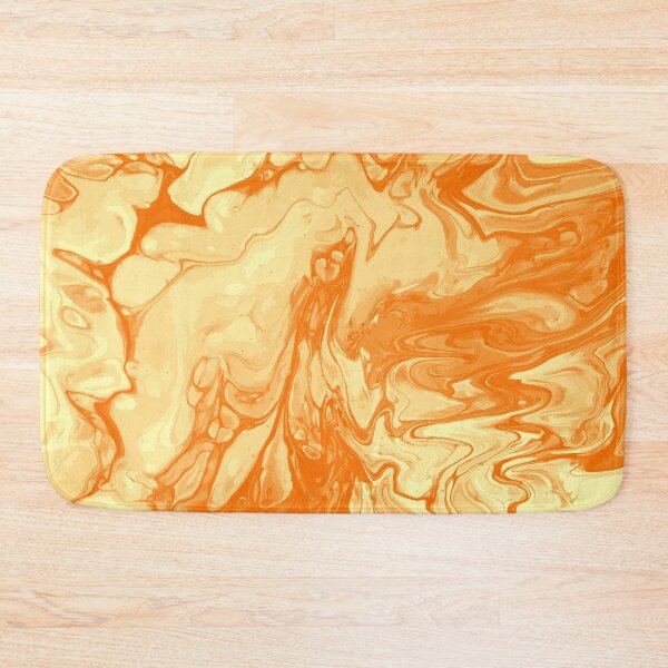 Artikelvorschau, Vivid Orange Palette 2 Marble Fluid  Art  entworfen und verkauft von Janzay.