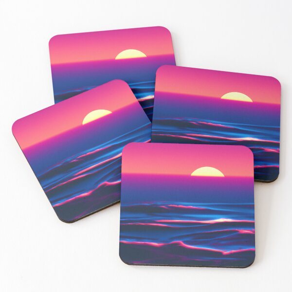Item preview, Happiness is the Blood Moon setting over a beach. designed and sold by Chris Purdy.