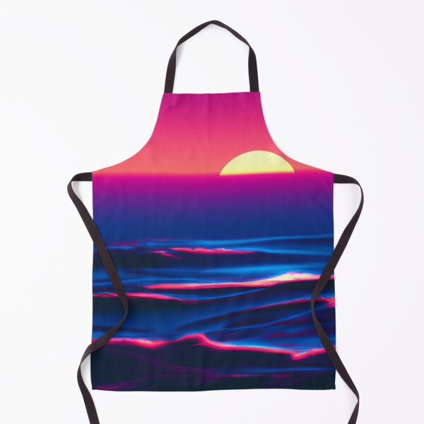 Item preview, Happiness is the Blood Moon setting over a beach. designed and sold by Chris Purdy.