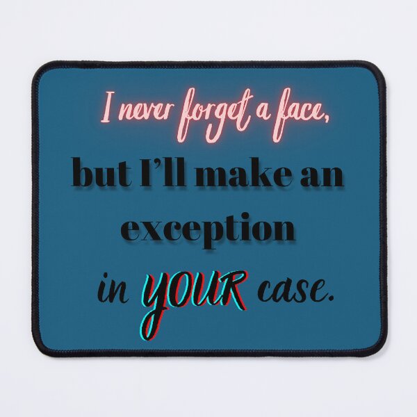 Item preview, I never forget a face. designed and sold by payidar-yuce.