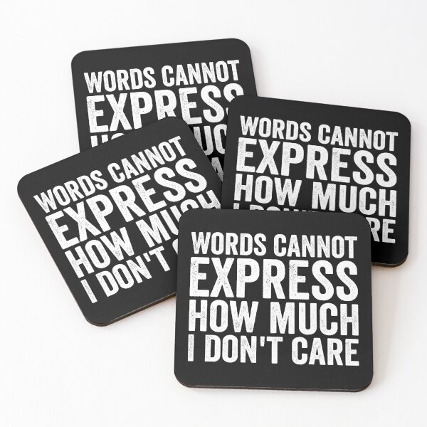 Item preview, Words Cannot Express How Much I Don't Care designed and sold by Easy-Teezy.