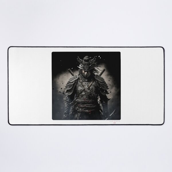 Item preview, Portrait in Ink Splash of Samurai Warrior - 10 designed and sold by Mitch-Angelo.