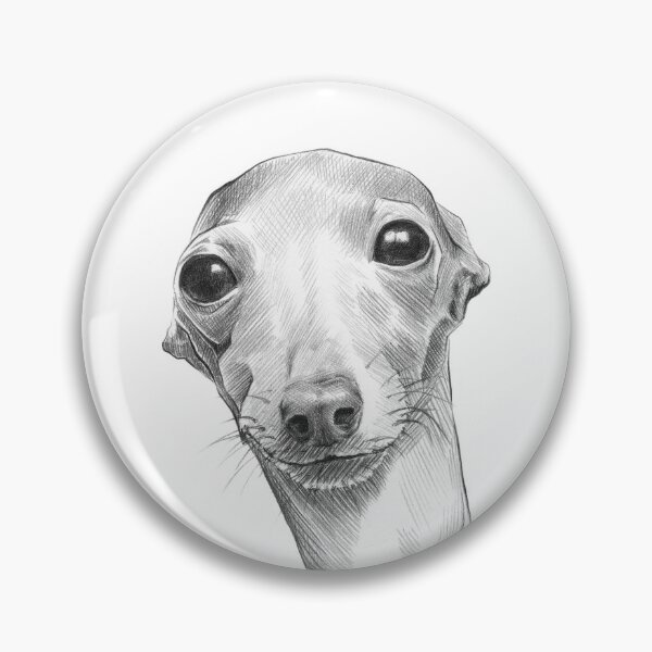 Item preview, Italian Greyhound Dog Portrait Cute Funny Sketch Art designed and sold by edrawings38.