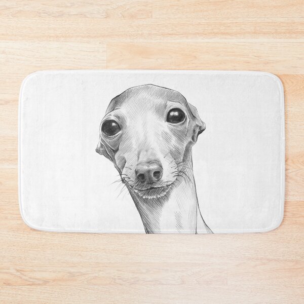 Item preview, Italian Greyhound Dog Portrait Cute Funny Sketch Art designed and sold by edrawings38.