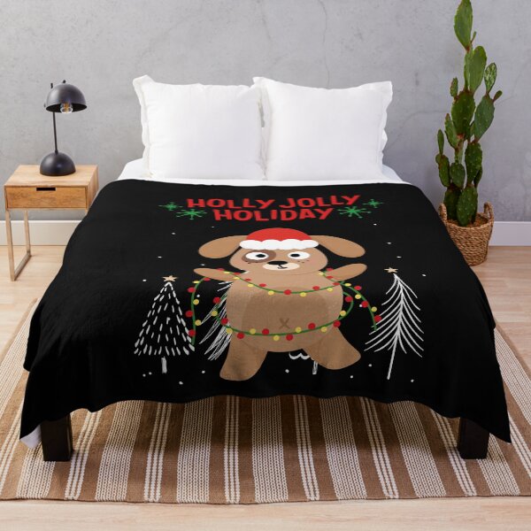 Item preview, Cute Happy Dog Celebrating Christmas designed and sold by khaled-bahaa.
