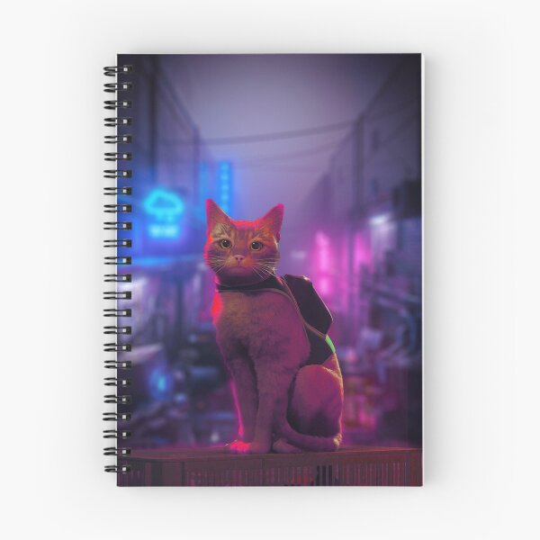 Item preview, Orange Cat in neon designed and sold by ownERROR429.