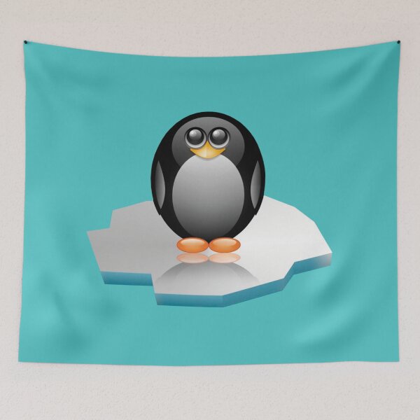 Item preview, Penguin on the ice designed and sold by UA-Shirts.
