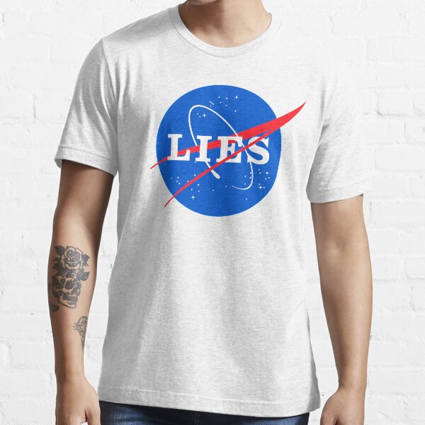 flat earth nasa shirt