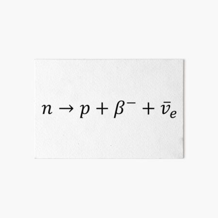 Artikel-Vorschau von Neutronen-Protonen-Beta-Zerfall – Grundlagen der Kernphysik, designt und verkauft von ScienceCorner.