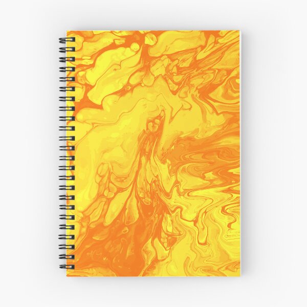 Artikelvorschau, Vivid Orange Palette 4 Marble Fluid Art entworfen und verkauft von Janzay.