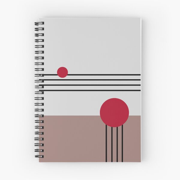 Item preview, Geometric abstract design with red circle designed and sold by HelenMarash.