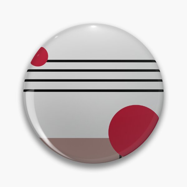 Item preview, Geometric abstract design with red circle designed and sold by HelenMarash.