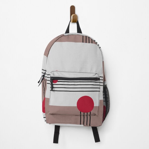 Item preview, Geometric abstract design with red circle designed and sold by HelenMarash.