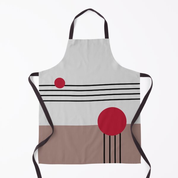 Item preview, Geometric abstract design with red circle designed and sold by HelenMarash.