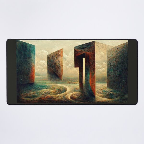 Item preview, Abstract futuristic colorful rock landscape. designed and sold by Maniock.