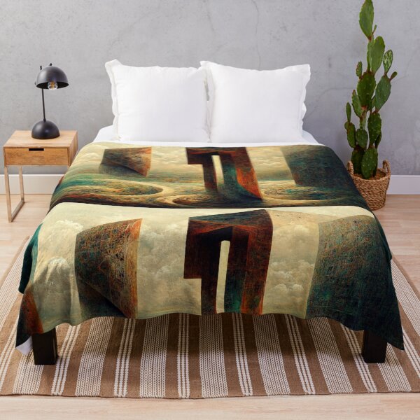 Item preview, Abstract futuristic colorful rock landscape. designed and sold by Maniock.