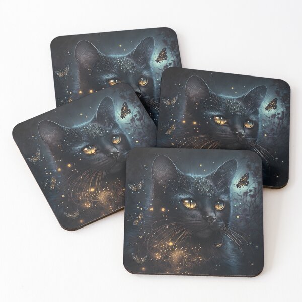 Item preview, Moon The Black Fairy Cat 1  designed and sold by idreamaboutcats.