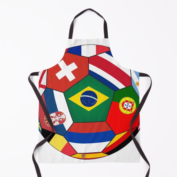 Item preview, Football ball with various flag designed and sold by siloto.