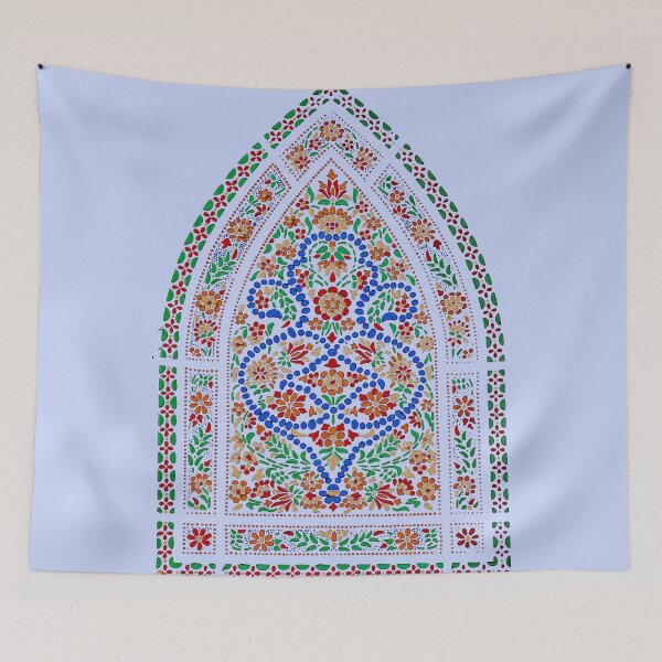 Item preview, Persian Floral Stained glass Window, Kashan, Persia, Iran designed and sold by worldways.