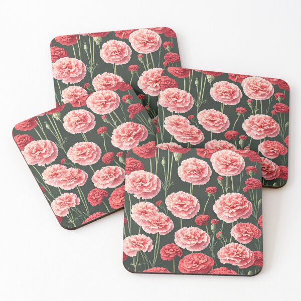 Item preview, January Carnation Pattern designed and sold by FamiliarPufferfish.