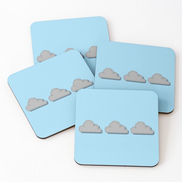 Item preview, Retro Pixel Grumpy Cloud Weather Icon Design designed and sold by 8BitTrip.