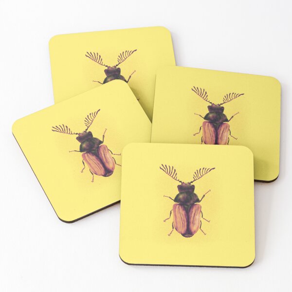 Item preview, Beetle insect lover fun entomology art designed and sold by Boriana Giormova.