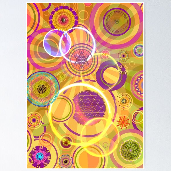 Item preview, Sacred Geometry Sunburst designed and sold by HyperLyght.