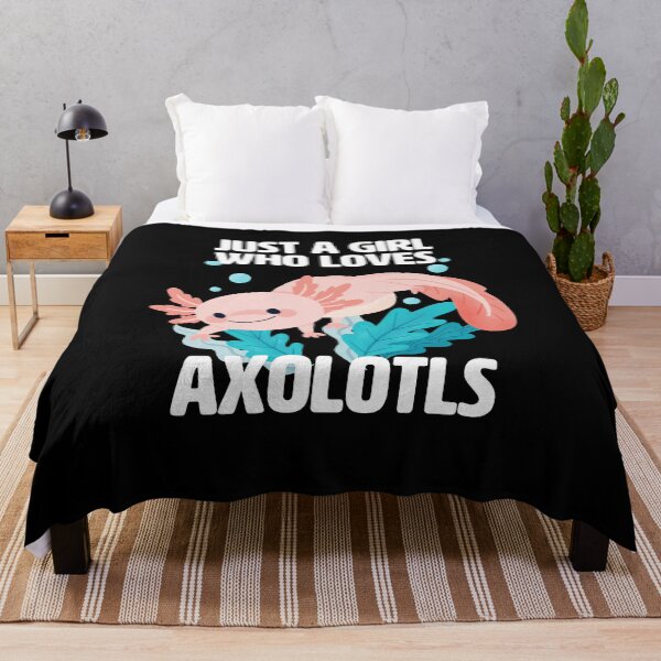 Item preview, Just a Girl who loves Axolotls - Cute axolotl for girls designed and sold by BrainlabStudios.