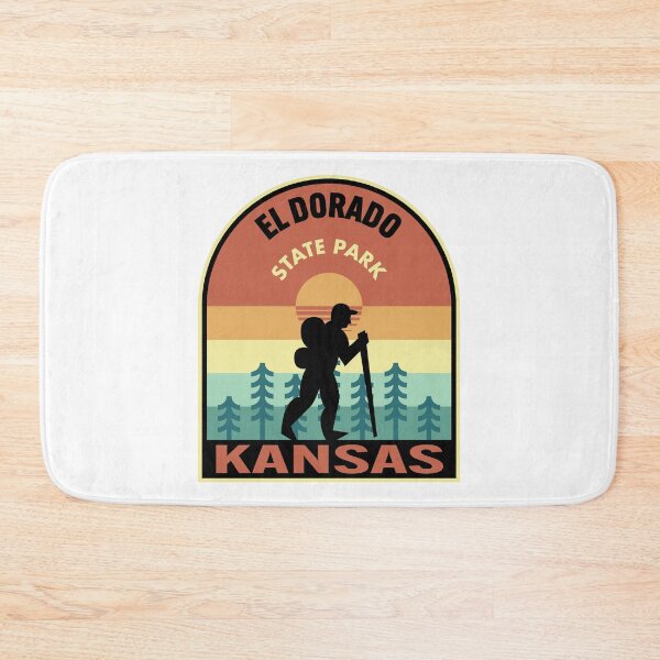 Item preview, El Dorado State Park Kansas Retro Hiking designed and sold by HalpinDesign.