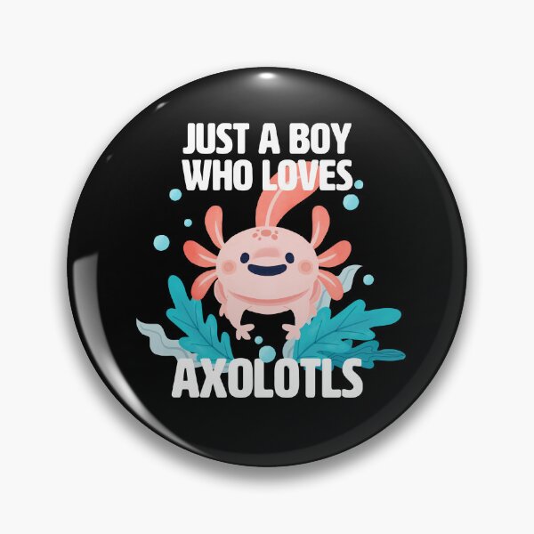 Item preview, Just a Boy who loves Axolotls - Cute axolotl for boys designed and sold by BrainlabStudios.