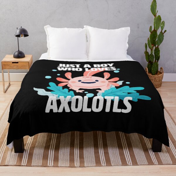 Item preview, Just a Boy who loves Axolotls - Cute axolotl for boys designed and sold by BrainlabStudios.