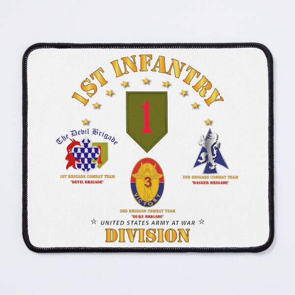 Item preview, Army - 1st Infantry Division w Named BCTs - V1 designed and sold by Military Insignia Products.