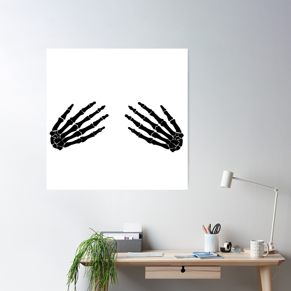 BlackAnatomical Hands Cupping Boobs Poster for Sale by