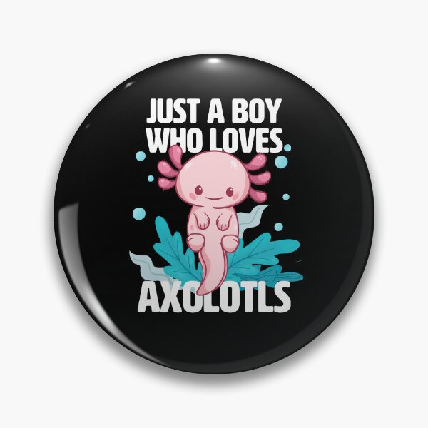 Item preview, Just a Boy who loves Axolotls - Cute axolotl for boys designed and sold by BrainlabStudios.