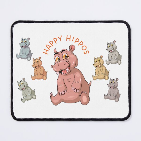 Item preview, Happy Hippos designed and sold by MICKSPIKS.