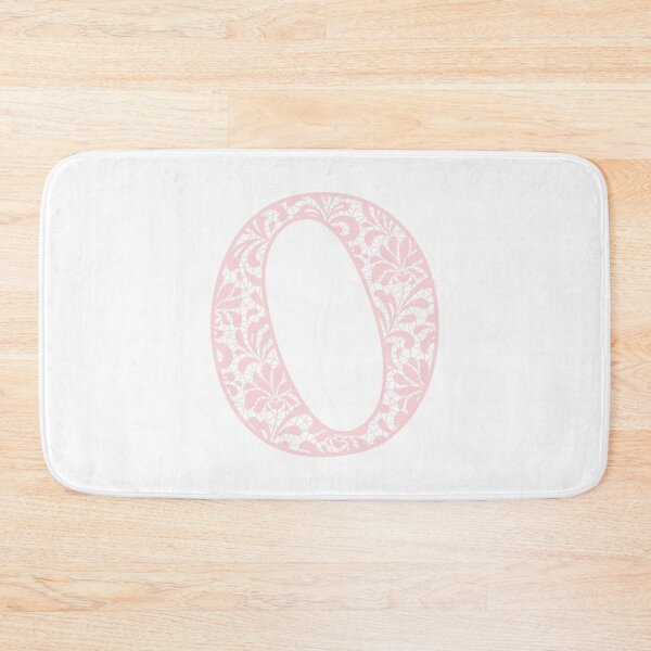 Item preview, The Letter O- Pink Lace Botanical Monogram designed and sold by Tasha-design.