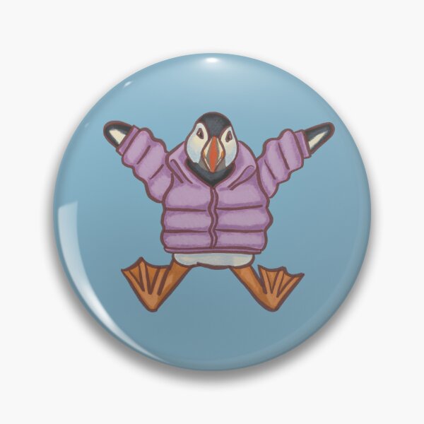 Item preview, Puffer Jacket Puffin designed and sold by Danielle Seay.