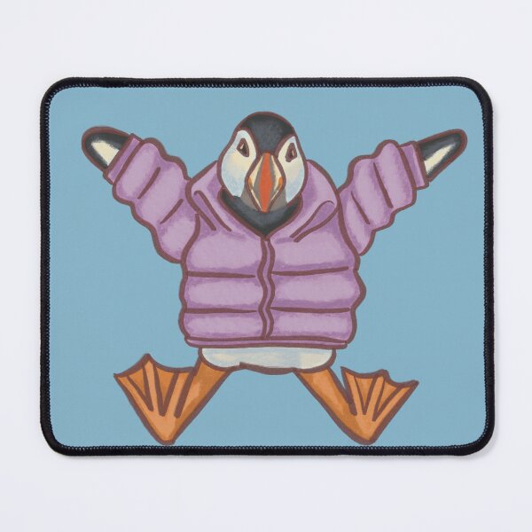 Item preview, Puffer Jacket Puffin designed and sold by Danielle Seay.