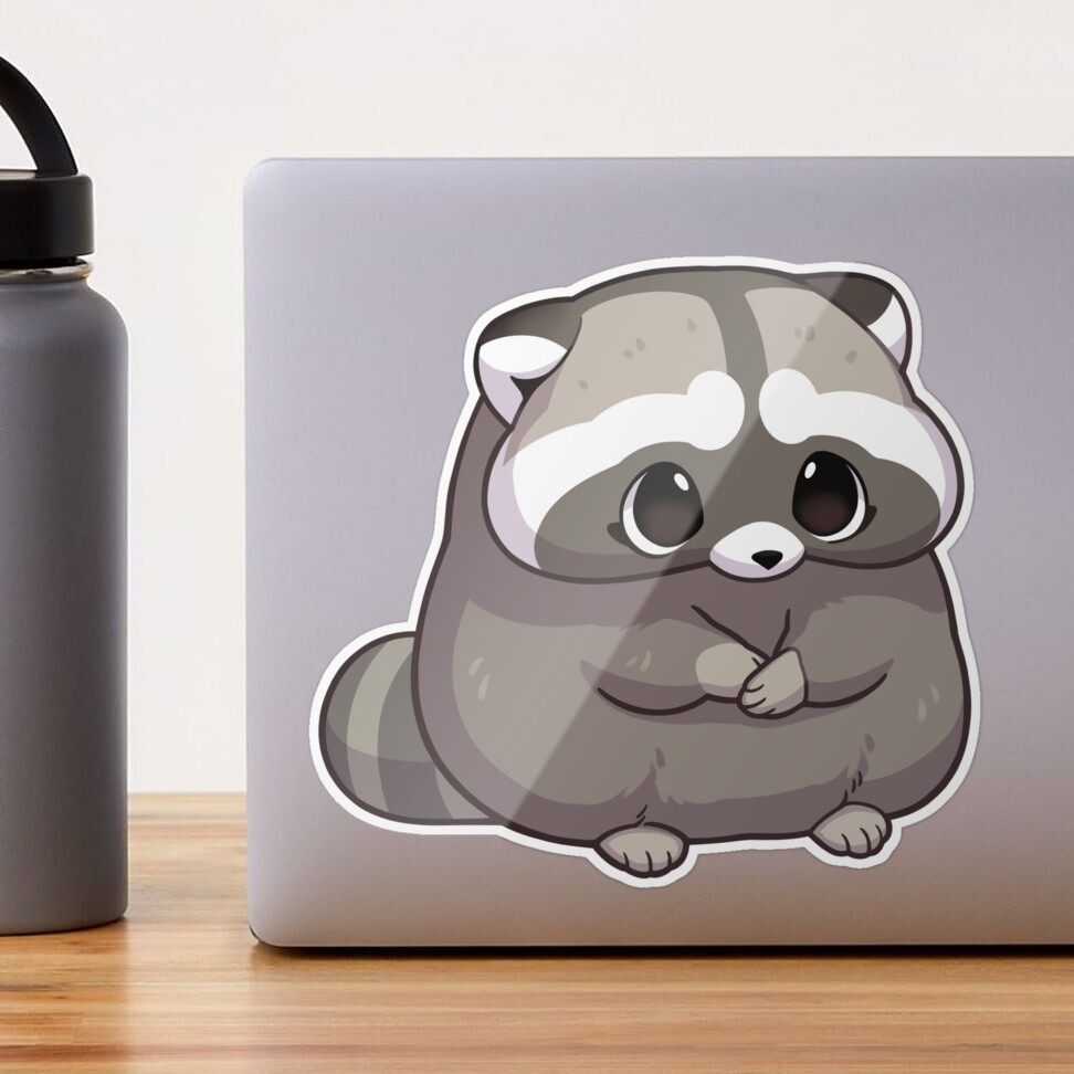 Milleyz I Brake For Forbidden Kitties Raccoon Sticker, Raccoon Stickers,  Animal Lover Stickers, Cute Stickers, Funny Stickers, Water Assistant  Die-Cut