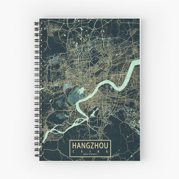 Item preview, Hangzhou City Map of Zhejiang, China - Summer designed and sold by deMAP.