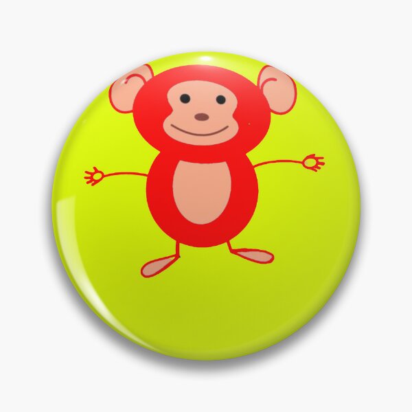 Item preview, Smiling Monkey - Red designed and sold by Georg3e.