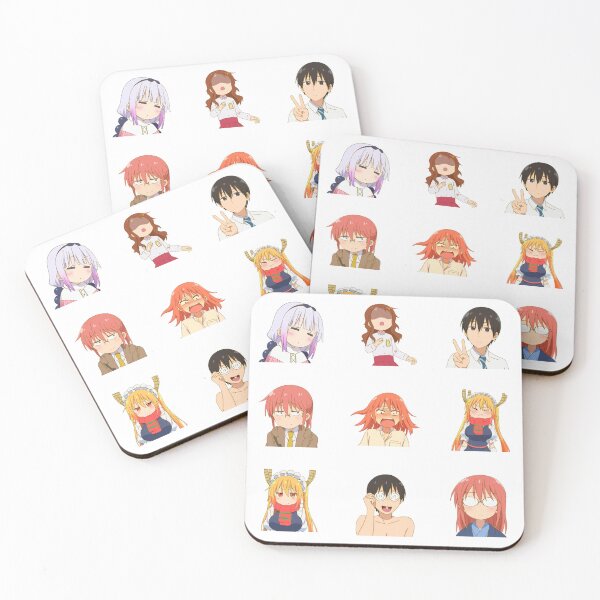 Item preview, [ 9 SET ] Miss Kobayashi's Dragon Maid Sticker Pack designed and sold by BSHA-o-RAHA.