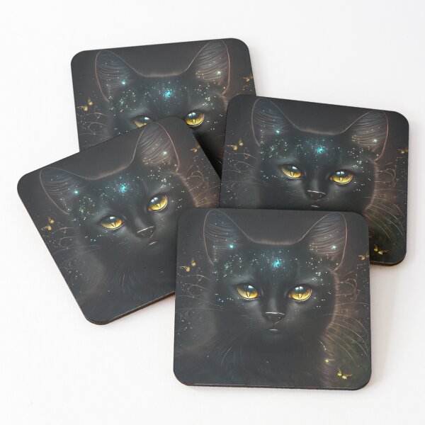 Item preview, Moon The Black Fairy Cat 2  designed and sold by idreamaboutcats.