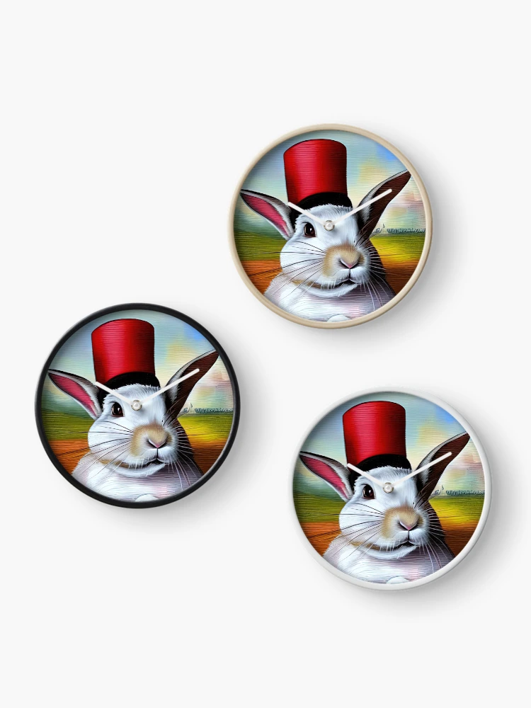 Thumbnail 3 of 4, Clock, Mr. Rabbit designed and sold by AltenborgMedia.