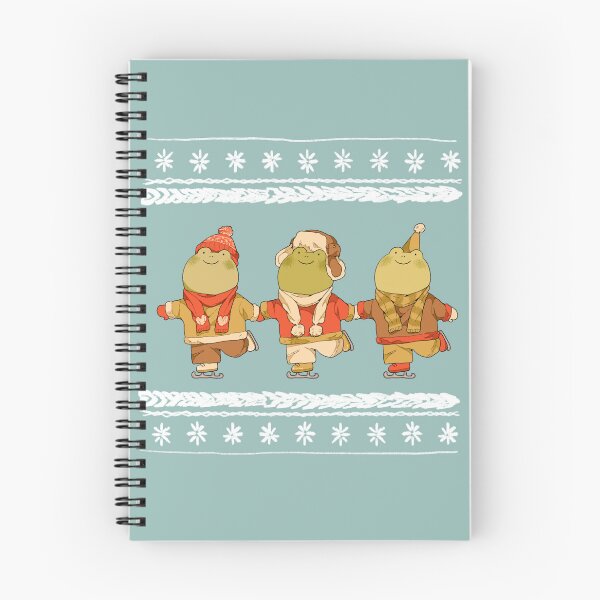 Item preview, Festive frogs (without background) designed and sold by peachy-doodle.